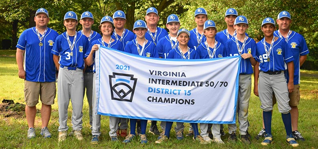 King George Team Makes it to Little League Virginia State Championship Playoff!